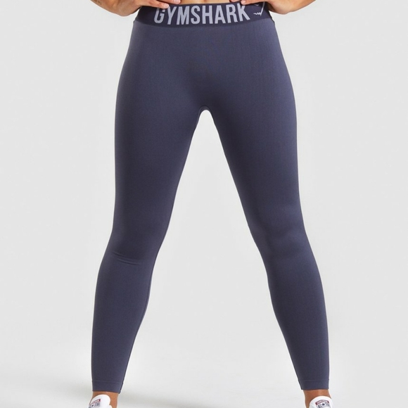 gymshark fit leggings in dark blue - Picture 1 of 3